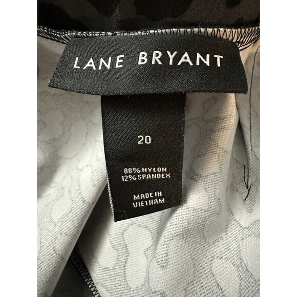 Lane Bryant 20 Leopard Print On The Go Slim Pants E2 - Picture 7 of 7